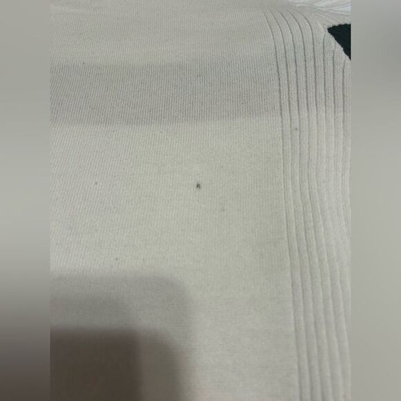 TM Exposure Classic Crew Neck Sweater in White Green and Red Stripes - Picture 10 of 13